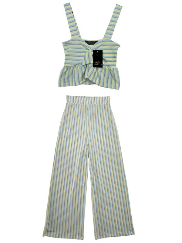 PRIMARK Komplet Damski Wielokolorowy Paseczki XS