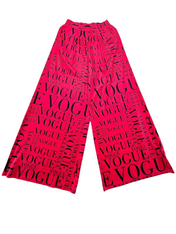 AIKHA Spodnie Damskie Różowe Napisy M