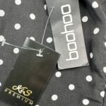BOOHOO Sukienka Damska Czarna Groszki XXL - zdjęcie 3