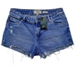 NEW LOOK Szorty Damskie Niebieskie Przetarcia L - zdjęcie 1