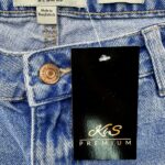 NEW LOOK Szorty Damskie Niebieskie Przetarcia L - zdjęcie 3