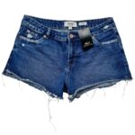 NEW LOOK Szorty Damskie Niebieskie Jeansowe L - zdjęcie 1
