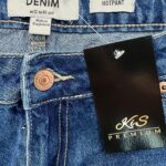 NEW LOOK Szorty Damskie Niebieskie Jeansowe L - zdjęcie 3