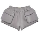 PHILO Szorty Damskie Szare S - zdjęcie 1