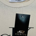 CALVIN KLEIN JEANS Koszulka Dziecięca Beżowa 128 - zdjęcie 1