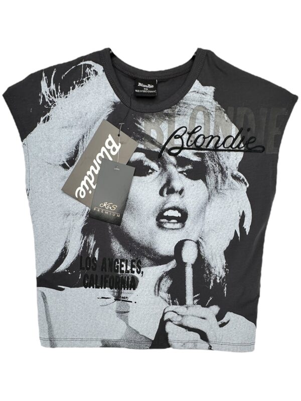 PRIMARK Koszulka Damska Czarna Blondie XS