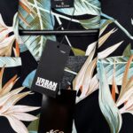 URBAN CLASSICS Koszula Męskie Czarna Roślinna S - zdjęcie 3