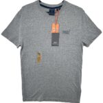 SUPERDRY Koszulka Męska Szara S - zdjęcie 1