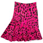 BOOHOO Spódnica Damska Różowa Wzór Zwierzęcy M - zdjęcie 2