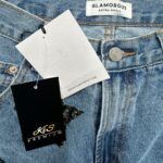 GLAMOROUS Jeansy Damskie Niebieskie Z Gwiazdkami XS - zdjęcie 3