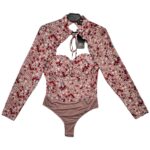 IN THE STYLE Body Damskie Różowe Kwiatowe S - zdjęcie 1