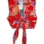 PRIMARK Top Damski Czerwony L - zdjęcie 1