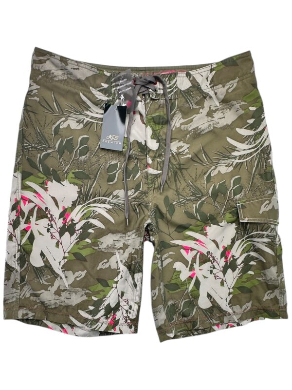 NEXT Szorty Męskie Zielone Roślinny L