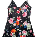 TED BAKER Sukienka Damska Czarna Kwiatowa XXL - zdjęcie 2