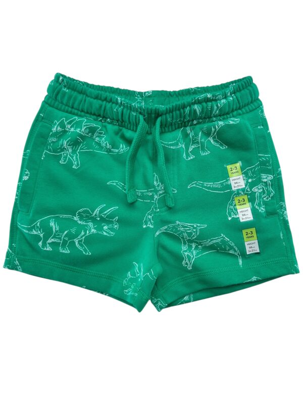 M&S Szorty Dziecięce Zielone Dinosaurs 98