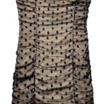 SAINT GENIES Sukienka Damska Beżowa Groszki S - zdjęcie 1