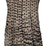 SAINT GENIES Sukienka Damska Beżowa Groszki S - zdjęcie 2