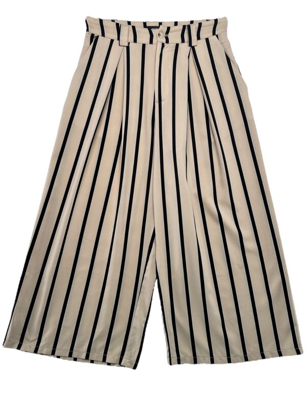 MISSI LONDON Spodnie Damskie Beżowe Paski S