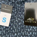 PRIMARK Top Damski Czarne Kwiatowe S - zdjęcie 3