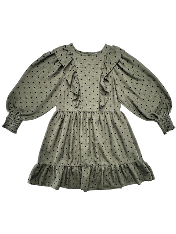 PRIMARK Sukienka Damska Zielona Groszki S