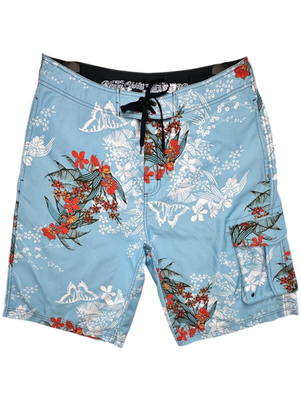 NEXT Spodenki Męskie Niebieskie Kwiatowe L