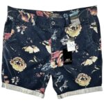 PRIMARK Szorty Męskie Niebieskie Kwiatowe M - zdjęcie 1