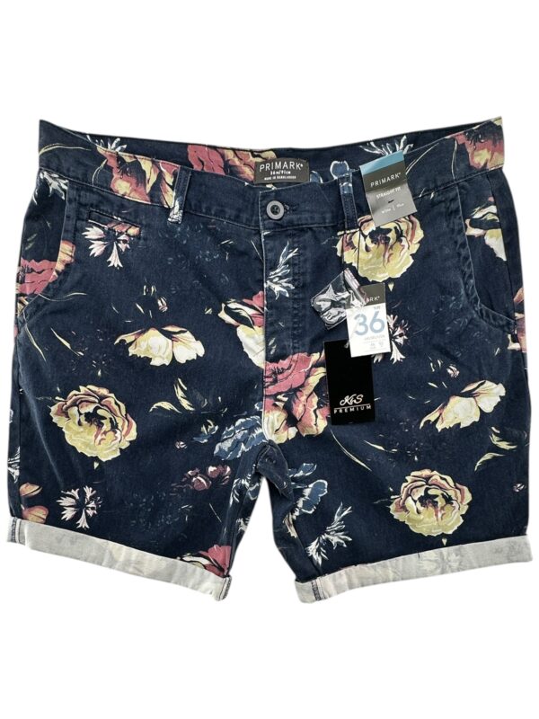 PRIMARK Szorty Męskie Niebieskie Kwiatowe M