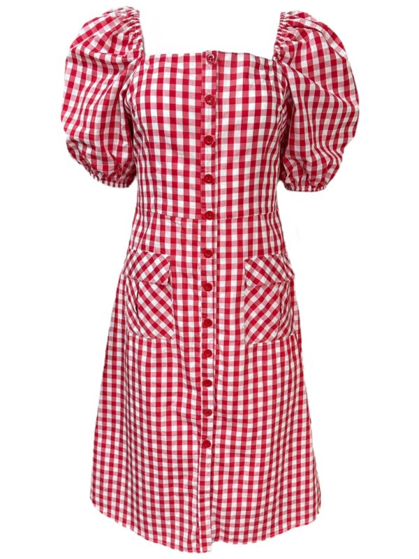 MINUETO Sukienka Damska Czerwona Kratka M