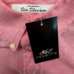 BEN SHERMAN Koszula Męska Różowa XXL - zdjęcie 3