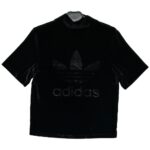 ADIDAS Koszulka Damska Czarna Welurowa XS - zdjęcie 1