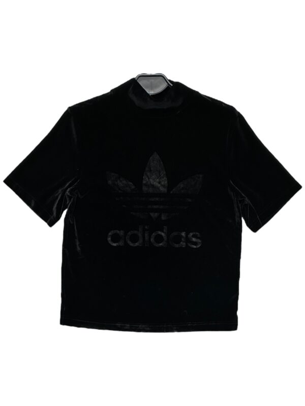 ADIDAS Koszulka Damska Czarna Welurowa XS