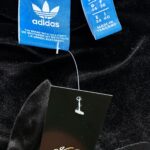 ADIDAS Koszulka Damska Czarna Welurowa XS - zdjęcie 3