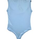 PRETTYLITTLETHING Body Damskie Niebieskie M - zdjęcie 2