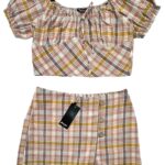 NASTY GAL Komplet Damski Top Rozmiar M, Spodenki L, Wielokolorowy M - zdjęcie 1