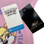 LOONEY TUNES Koszulka Dziecięca Różowa Nadruk 80 - zdjęcie 3