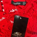 BOOHOO Sukienka Damska Czerwona M - zdjęcie 3