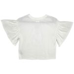 NEXT Koszulka Dziecięce Biała Kwiaty 128 - zdjęcie 2