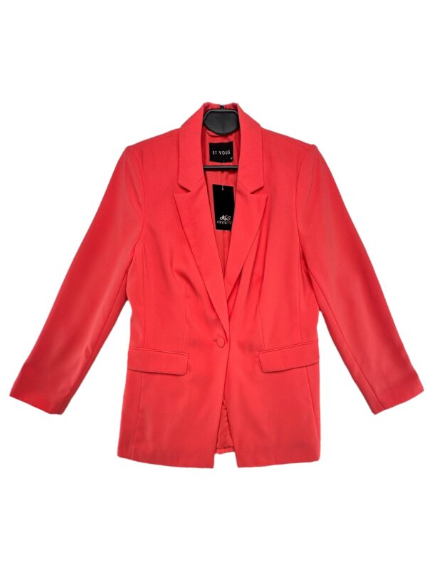 ET VOUS Marynarka Damska Czerwona M