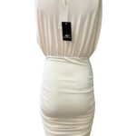 GIORGIA PARIS Sukienka Damska Beżowa M/L - zdjęcie 1