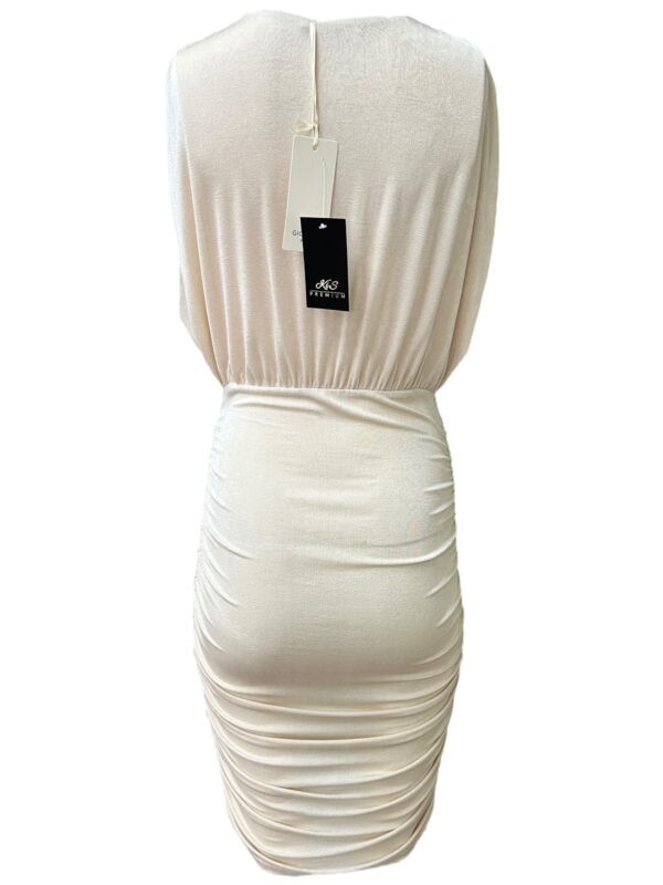 GIORGIA PARIS Sukienka Damska Beżowa M/L