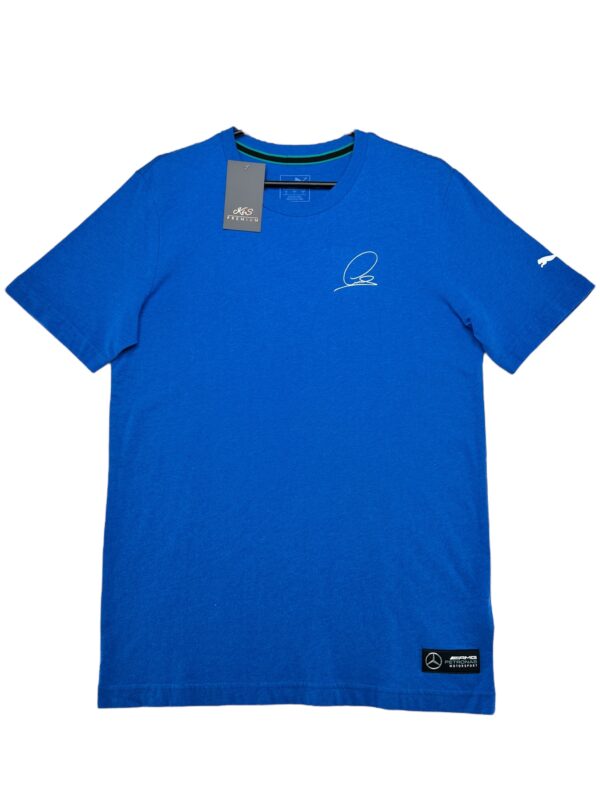 PUMA Koszulka Męska Niebieska Logo S
