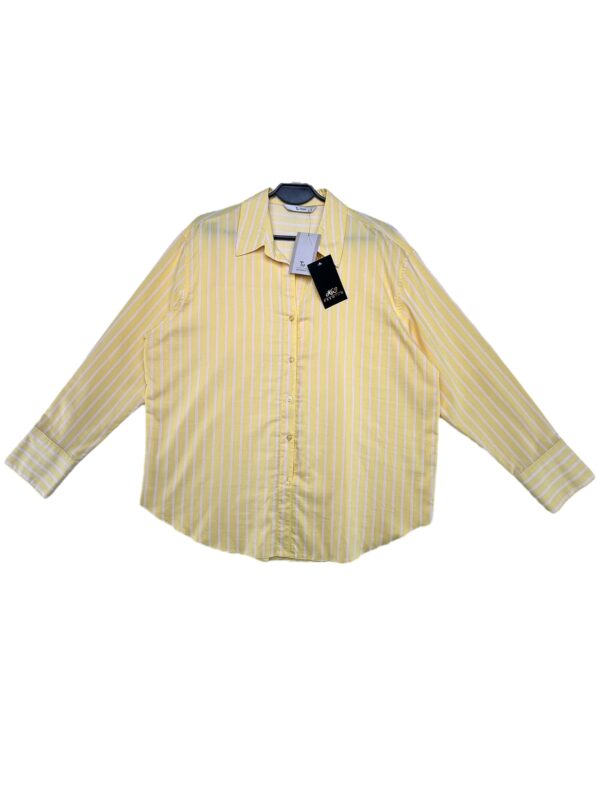 TU Koszula Damska Żółta Paski L