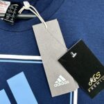 ADIDAS Koszulka Dziecięca Niebieska Logo 164 - zdjęcie 3