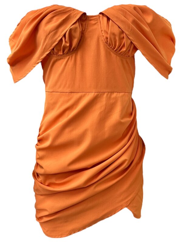 PRETTYLITTLETHING Sukienka Damska Pomarańczowa M