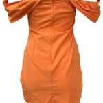 PRETTYLITTLETHING Sukienka Damska Pomarańczowa M - zdjęcie 2