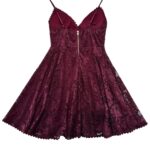 NEW LOOK Sukienka Damska Fioletowa Koronkowa L - zdjęcie 2