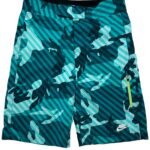 NIKE Szorty Dziecięce Niebieskie Moro 147 - zdjęcie 1