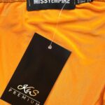 MISSYEMPIRE Sukienka Damska Pomarańczowa S - zdjęcie 3