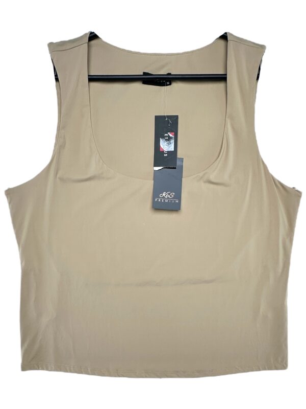 ET VOUS Bluzka Damska Beżowa XXL