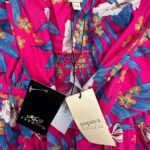 PAPAYA Sukienka Damska Różowa Kwiatowa L - zdjęcie 3